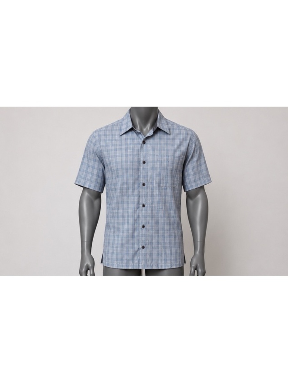 5.11 Tactical Classic Covert Shirt Mens Medium Blue Plaid RAPIDraw Snap 71198